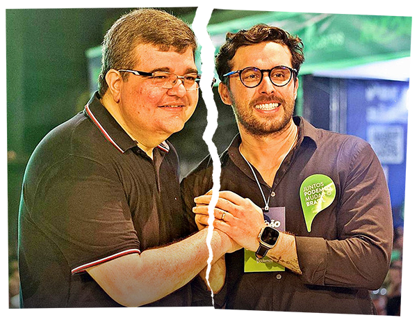 Em cabo de guerra com o prefeito, presidente da Câmara de Itaguaí leva bola nas costas do próprio partido