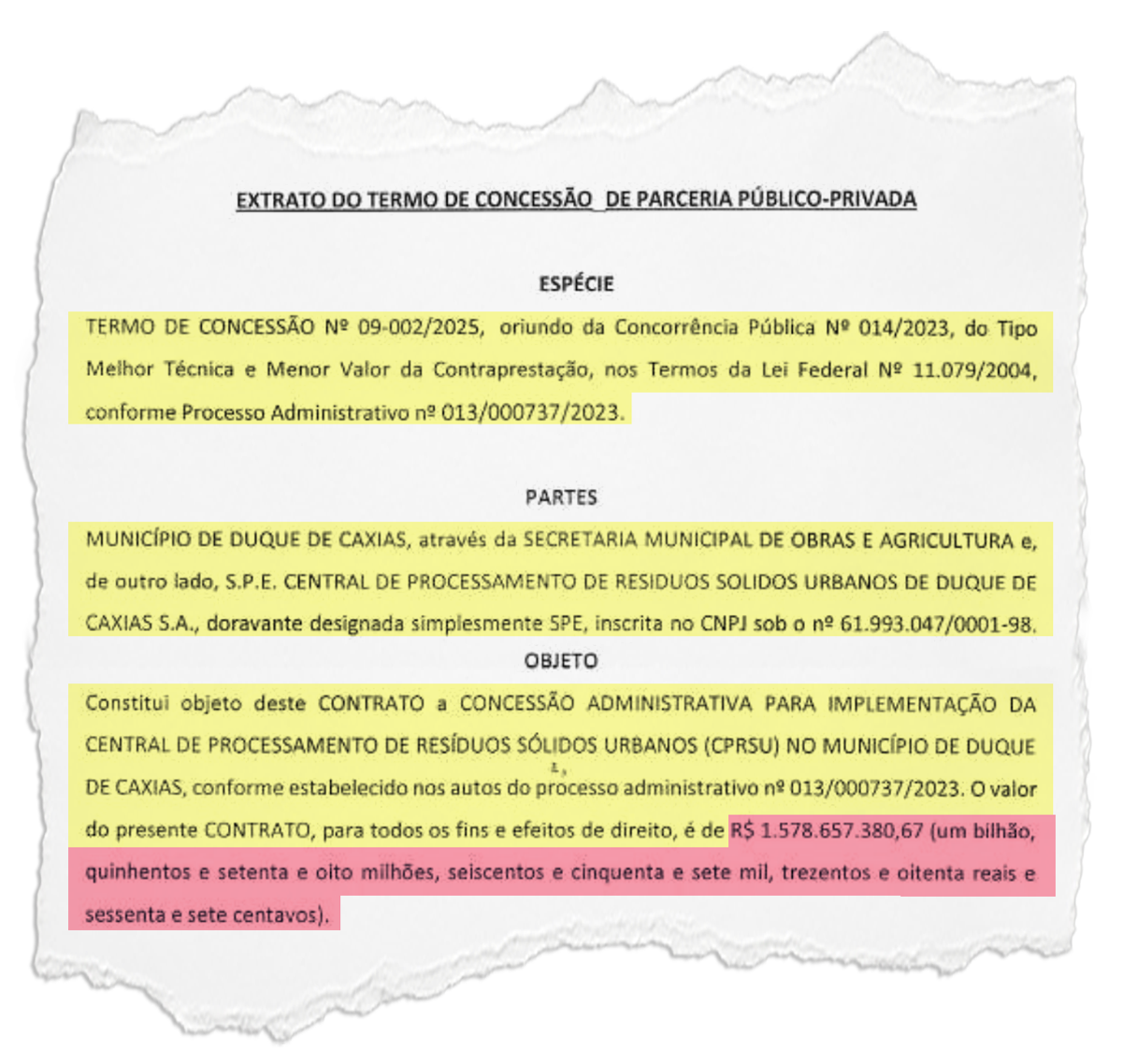 Mesmo com a licitação sob questionamentos no TCE, Prefeitura de Duque de Caxias firma contrato bilionário para descarte de lixo