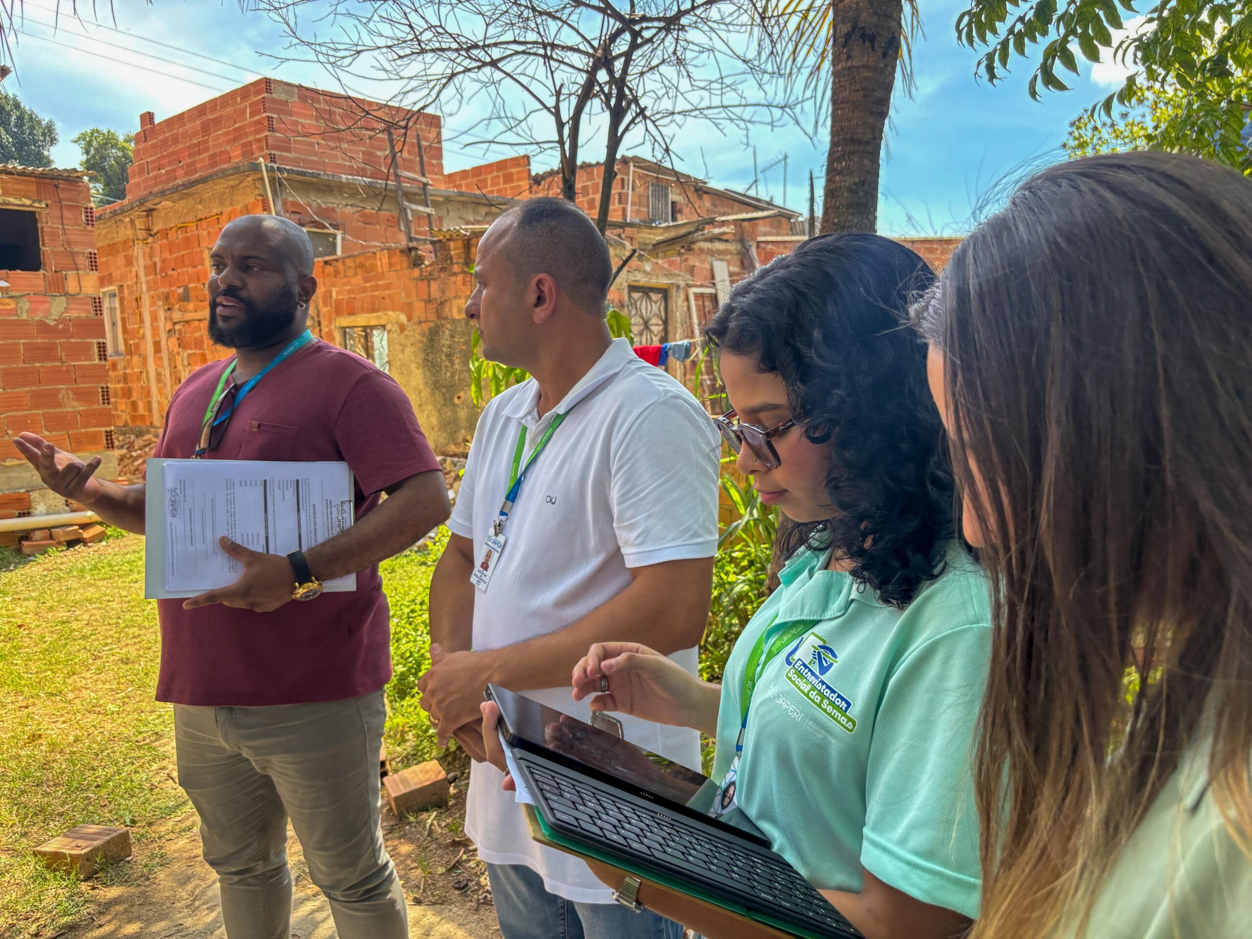 Entrevistadores sociais iniciam visitas domiciliares em Japeri