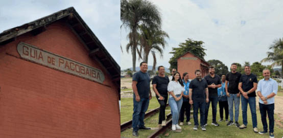Marco da primeira ferrovia do Brasil, estação de Guia de Pacobaíba vai ser revitalizada