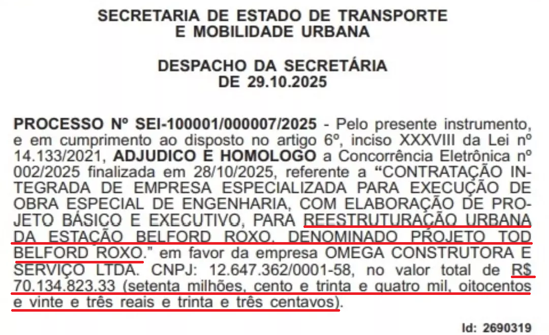 Mais uma obra do governo estadual para o prefeito de Belford Roxo chamar de sua: projeto prevê integração de sistemas de transporte