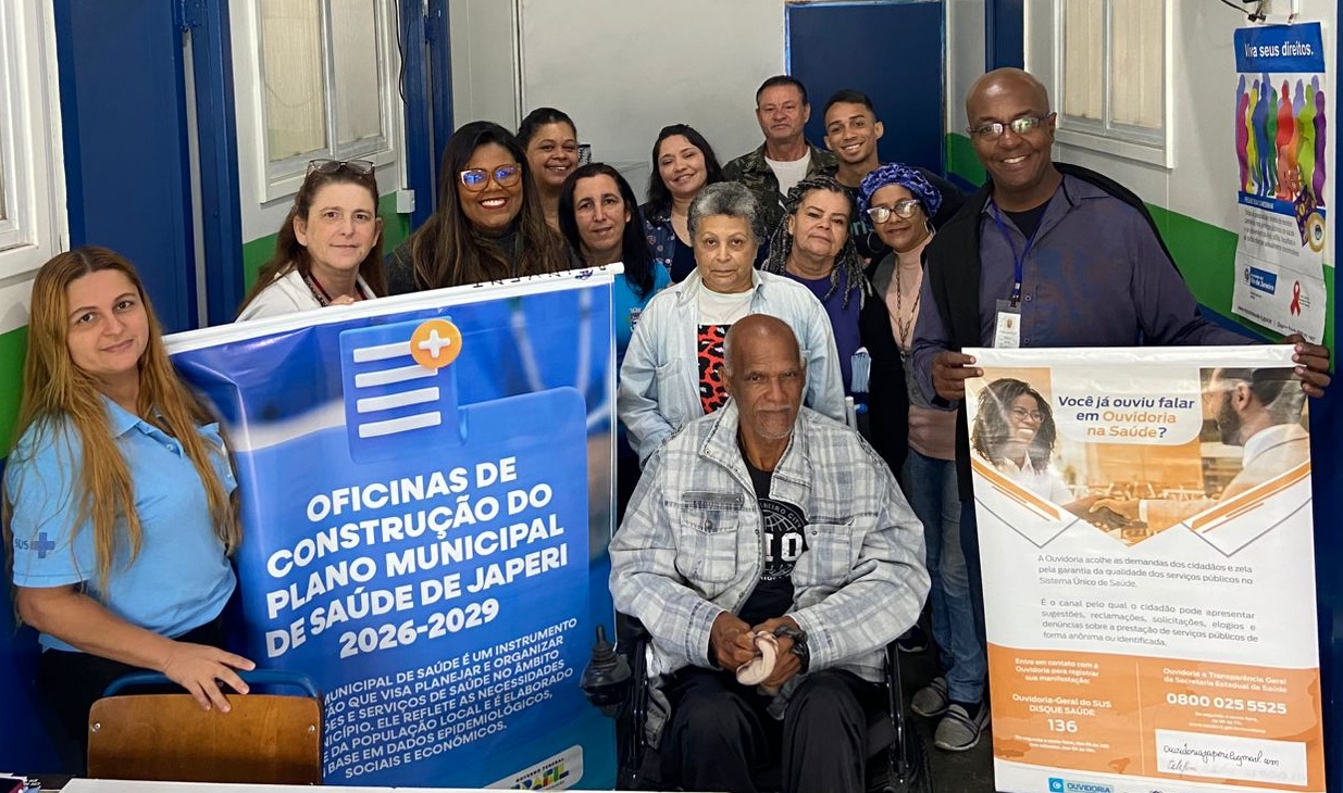 Japeri: construção do Plano Municipal de Saúde percorre o município e amplia a participação popular