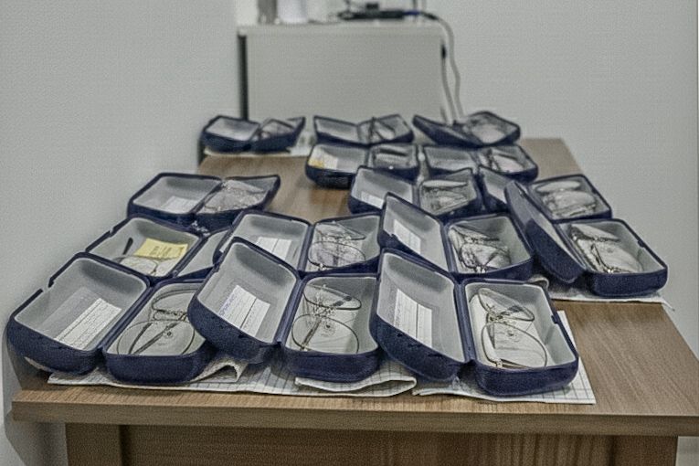 Itaguaí: Pacientes do Hospital do Olho recebem óculos gratuitos de acordo com as especificações médicas