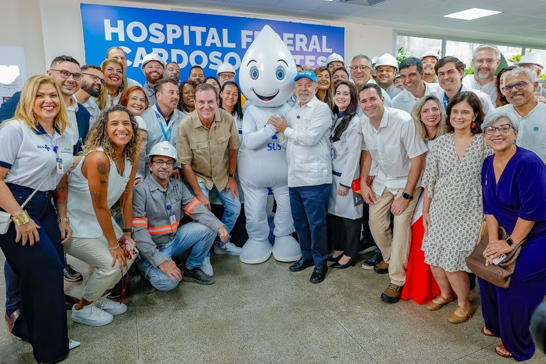 Lula inaugura nova emergência 24h do Hospital Cardoso Fontes, no Rio
