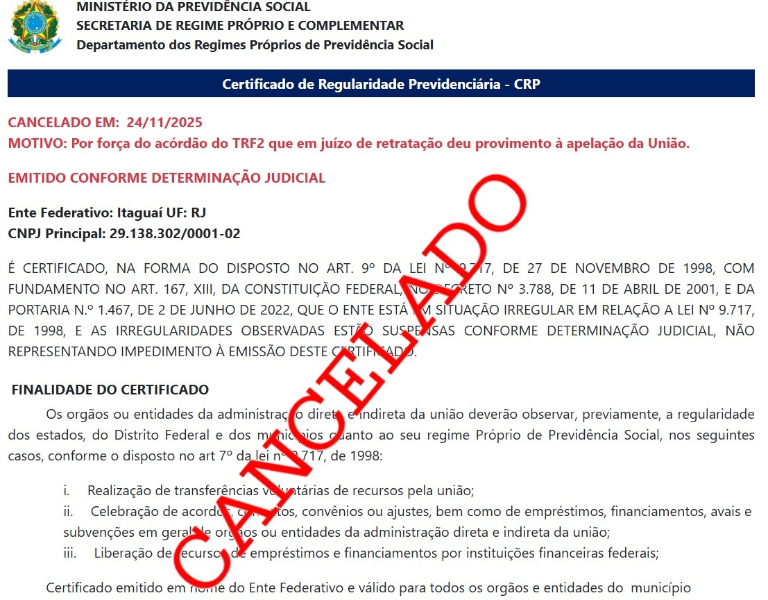 Herança maldita em Itaguaí