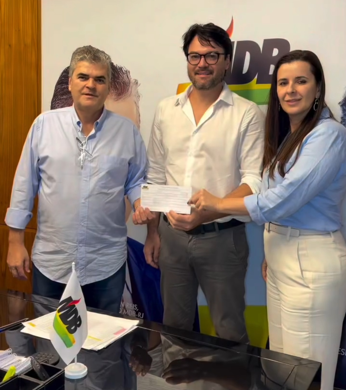 Prefeito cassado de Itaguaí é anunciado por Washington Reis como pré-candidato a deputado estadual pelo MDB