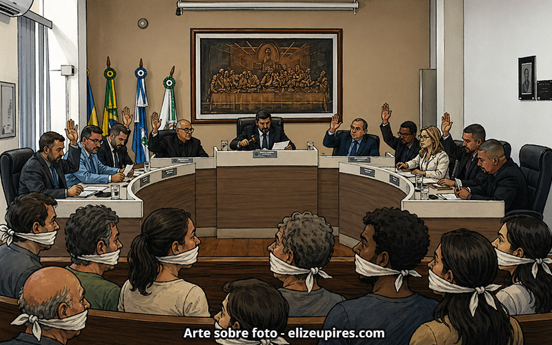 Casimiro de Abreu: Presidente da Câmara dá a si mesmo o direito de impedir por até 90 dias acesso dos críticos mais firmes à Casa em dias de sessão