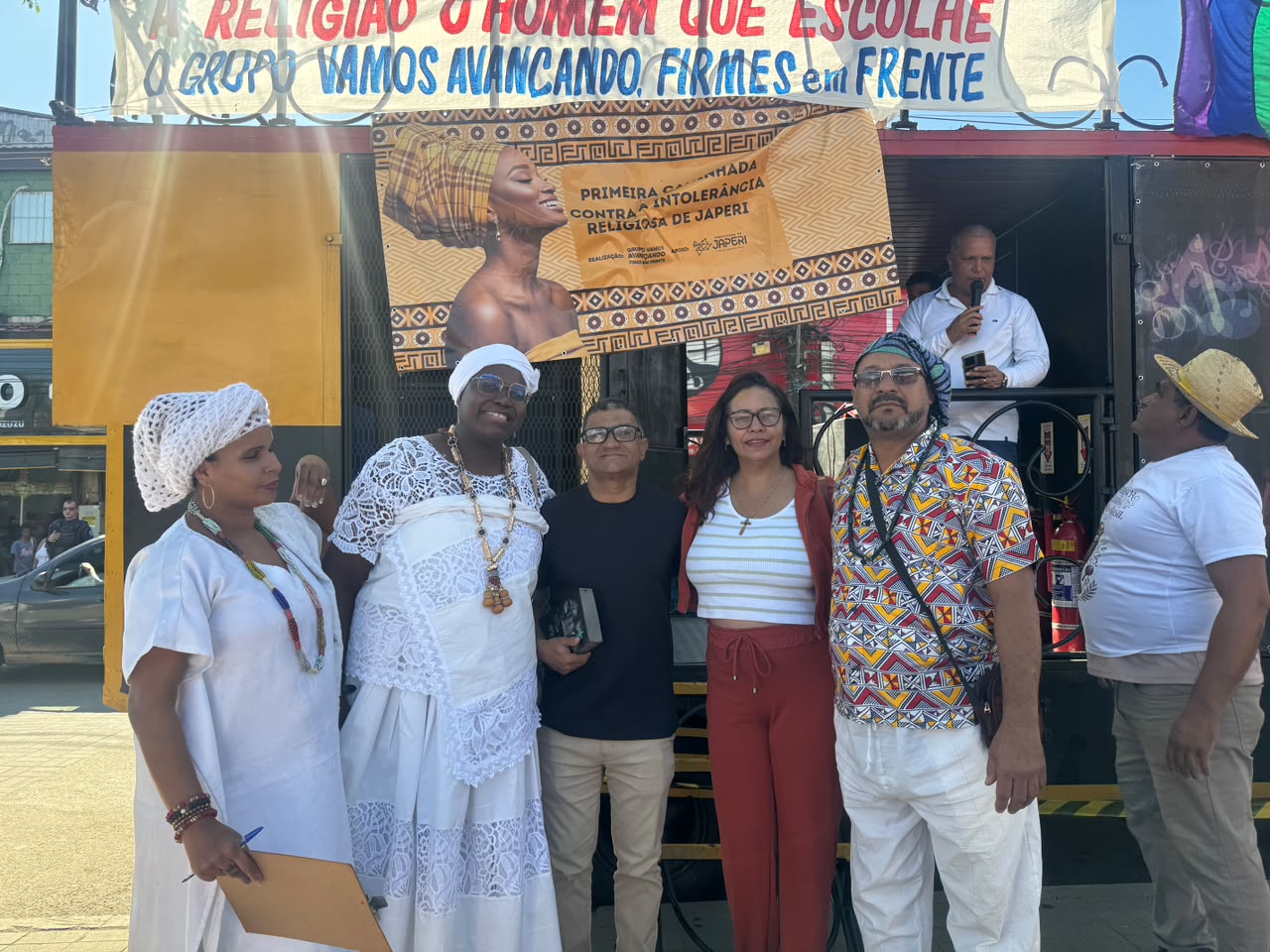 Em resposta à fala infeliz de vereador, Japeri reúne representantes de diferentes religiões em defesa da liberdade de crença