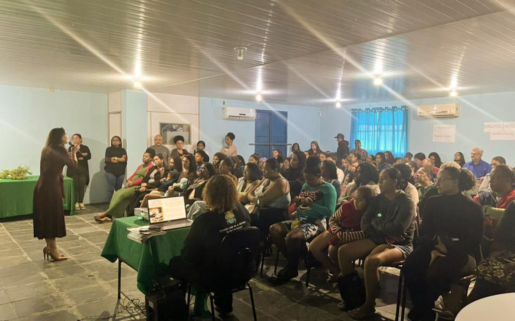MP promove palestra sobre prevenção à evasão escolar e proteção de crianças e adolescentes em Tanguá