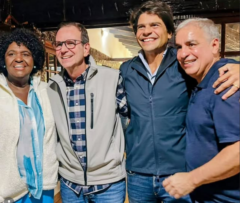 Fim de semana foi de recepção a Eduardo Paes em Mendes, tendo André Ceciliano como anfitrião