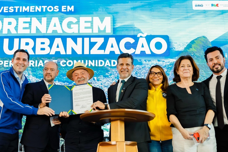 Presidente Lula anuncia investimentos de mais de R$ 702,9 milhões para periferias, favelas e comunidades urbanas do Rio de Janeiro