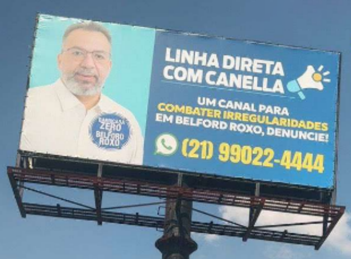 TRE-RJ determina retirada de outdoors com propaganda de Canella