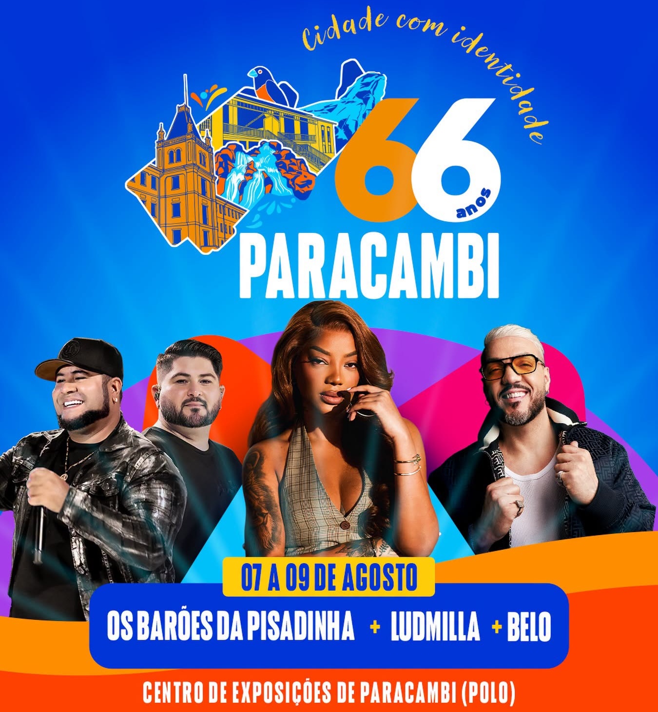 Paracambi celebra 66 anos com várias atrações