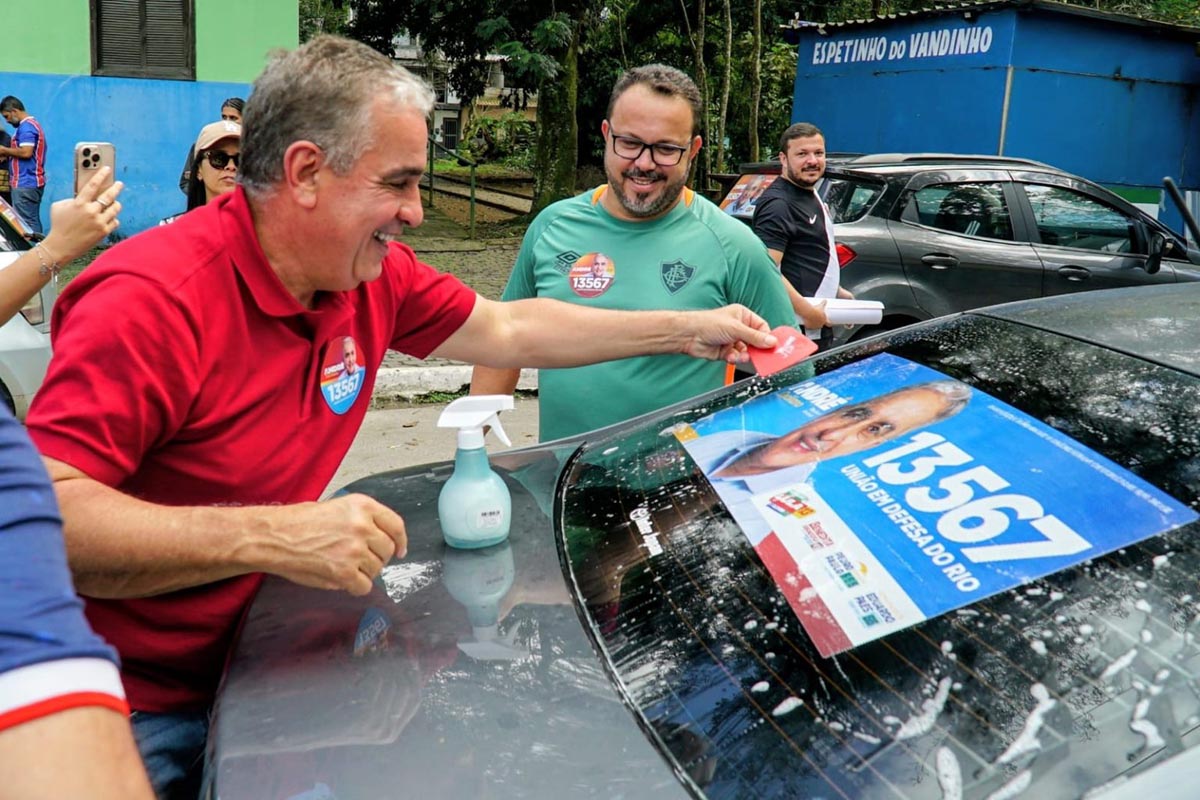 Campanha de André Ceciliano a deputado estadual é lançada com adesivaço em Paracambi