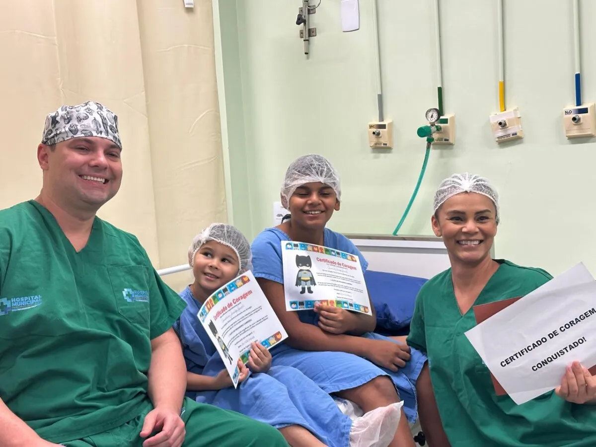 Casimiro de Abreu: Hospital cria certificado de coragem para crianças que vão passar por cirurgia