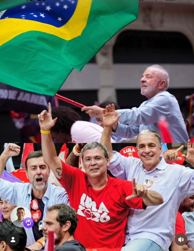 Lula, Ceciliano, Freixo e Lindbergh